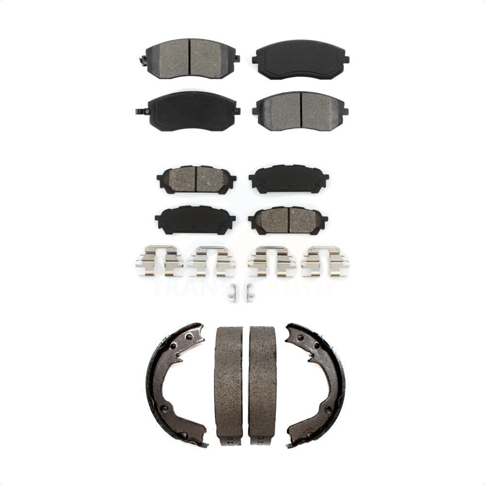 Transit Auto KSN-100666 Disc Brake Pad for 2003-2008 Subaru Impreza, Saab 9-2X, Subaru Forester - Front and Rear