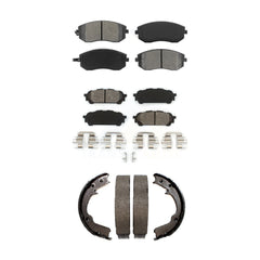 Transit Auto KSN-100666 Disc Brake Pad for 2003-2008 Subaru Impreza, Saab 9-2X, Subaru Forester - Front and Rear