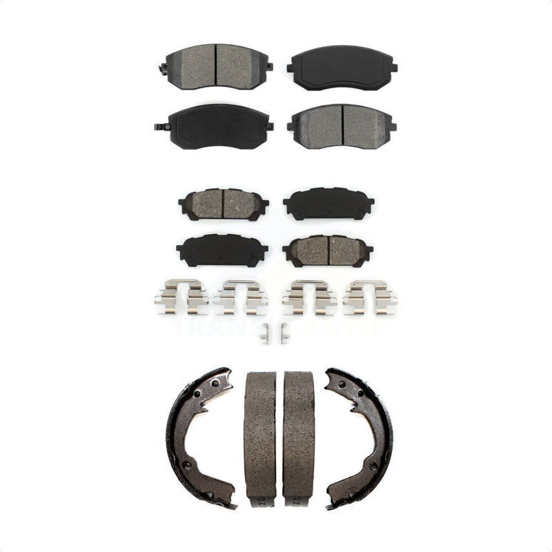 Transit Auto KSN-100666 Disc Brake Pad for 2003-2008 Subaru Impreza, Saab 9-2X, Subaru Forester - Front and Rear