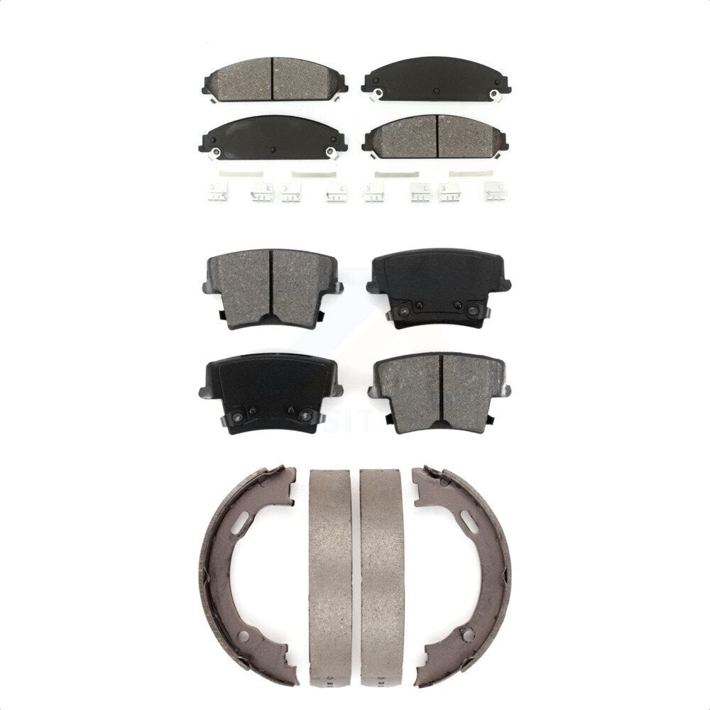 Transit Auto KSN-100671 Disc Brake Pad for 2005-2021 Dodge Charger, Dodge Challenger and More - Front and Rear