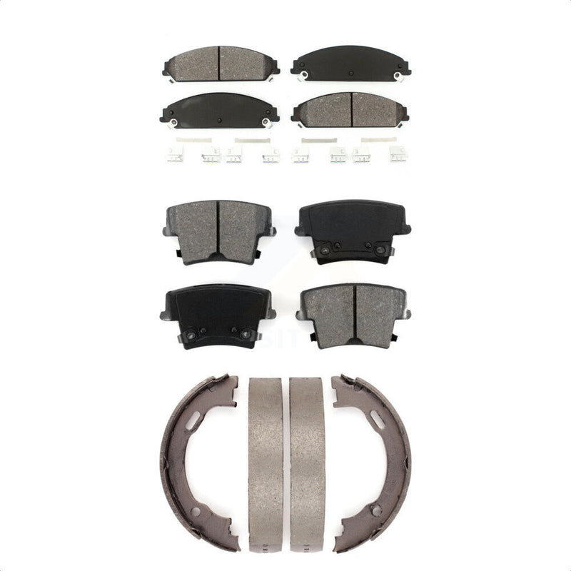 Transit Auto KSN-100671 Disc Brake Pad for 2005-2021 Dodge Charger, Dodge Challenger and More - Front and Rear