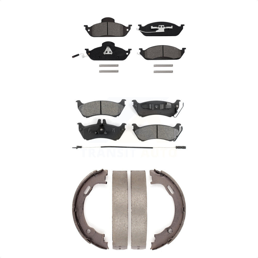Transit Auto KSN-100673 Disc Brake Pad for 1998-2005 Mercedes-Benz ML350, Mercedes-Benz ML320, Mercedes-Benz ML430 - Front and Rear