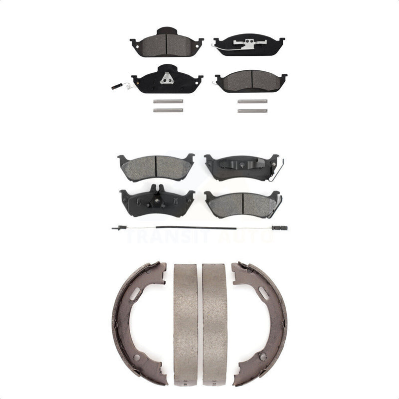 Transit Auto KSN-100673 Disc Brake Pad for 1998-2005 Mercedes-Benz ML350, Mercedes-Benz ML320, Mercedes-Benz ML430 - Front and Rear