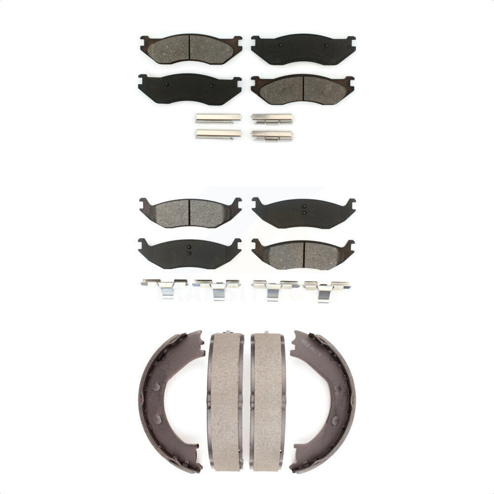 Transit Auto KSN-100675 Disc Brake Pad for 2003-2006 Dodge Ram 1500, Dodge Durango - Front and Rear
