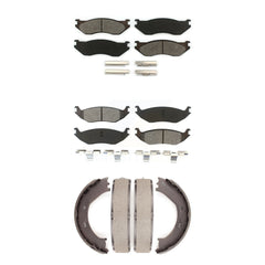 Transit Auto KSN-100675 Disc Brake Pad for 2003-2006 Dodge Ram 1500, Dodge Durango - Front and Rear