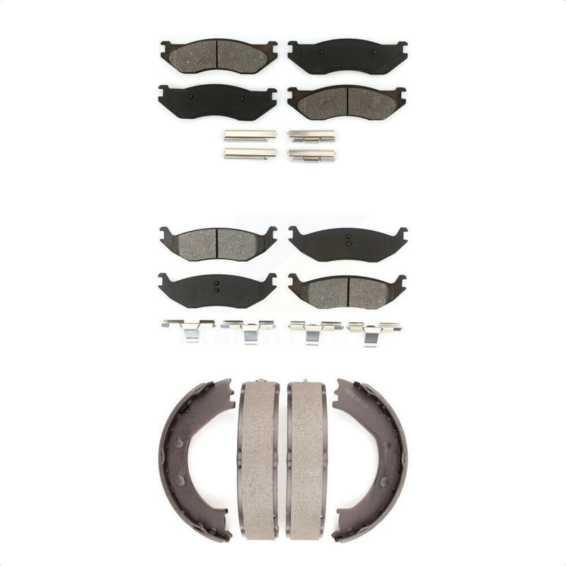 Transit Auto KSN-100675 Disc Brake Pad for 2003-2006 Dodge Ram 1500, Dodge Durango - Front and Rear