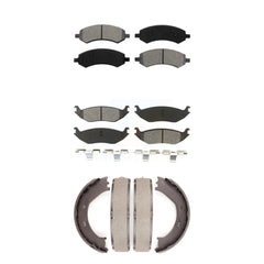 Transit Auto KSN-100676 Disc Brake Pad for 2006-2008 Dodge Ram 1500, Chrysler Aspen, Dodge Durango - Front and Rear