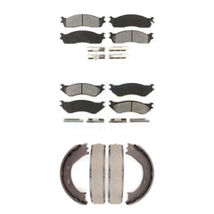 Transit Auto KSN-100677 Disc Brake Pad for 2008 Dodge Ram 1500 - Front and Rear