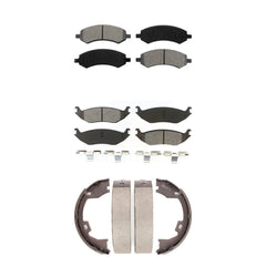 Transit Auto KSN-100678 Disc Brake Pad for 2007-2008 Dodge Ram 1500 - Front and Rear
