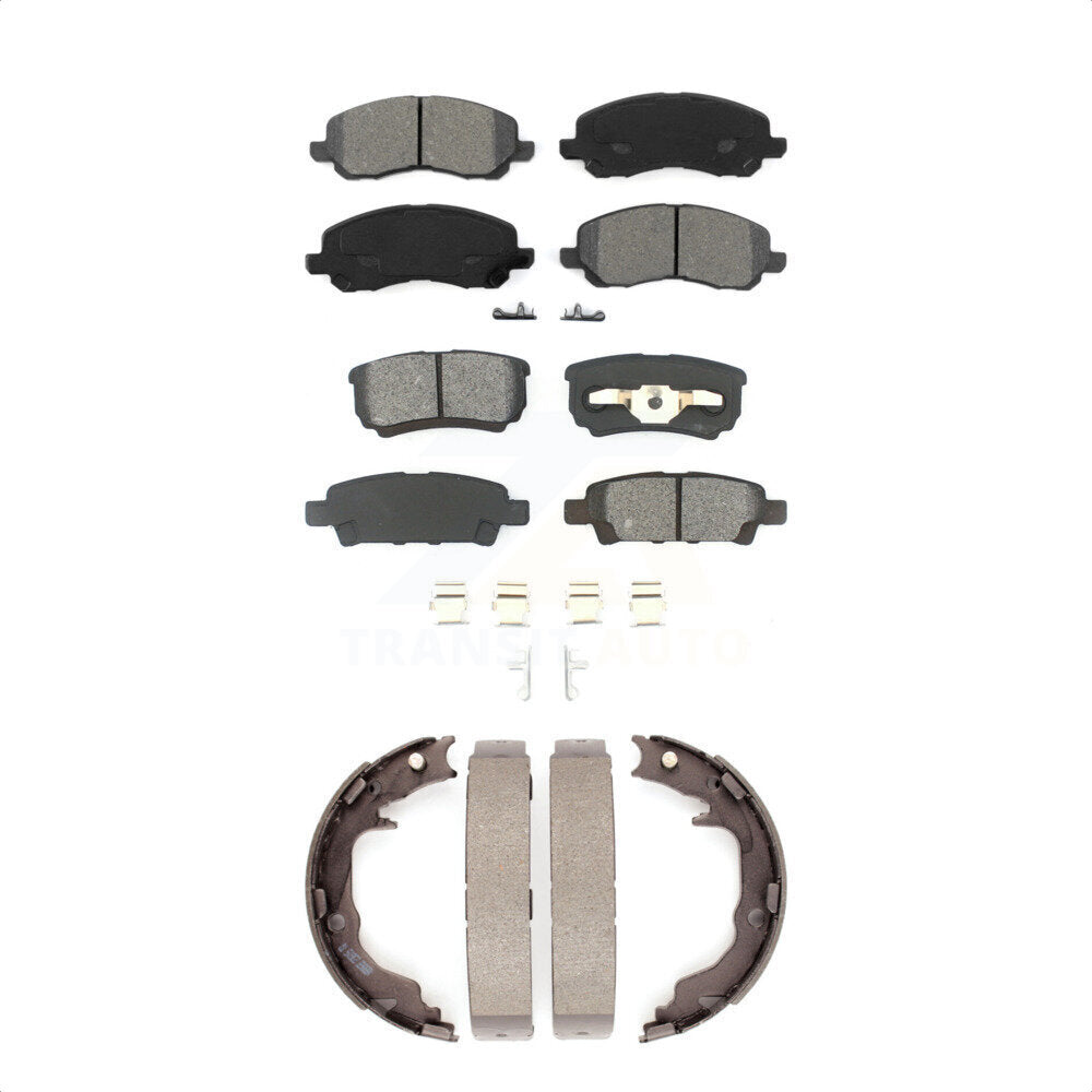 Transit Auto KSN-100681 Disc Brake Pad for 2007-2017 Jeep Compass, Jeep Patriot and More - Front and Rear