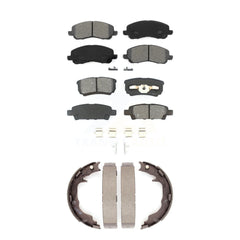 Transit Auto KSN-100681 Disc Brake Pad for 2007-2017 Jeep Compass, Jeep Patriot and More - Front and Rear