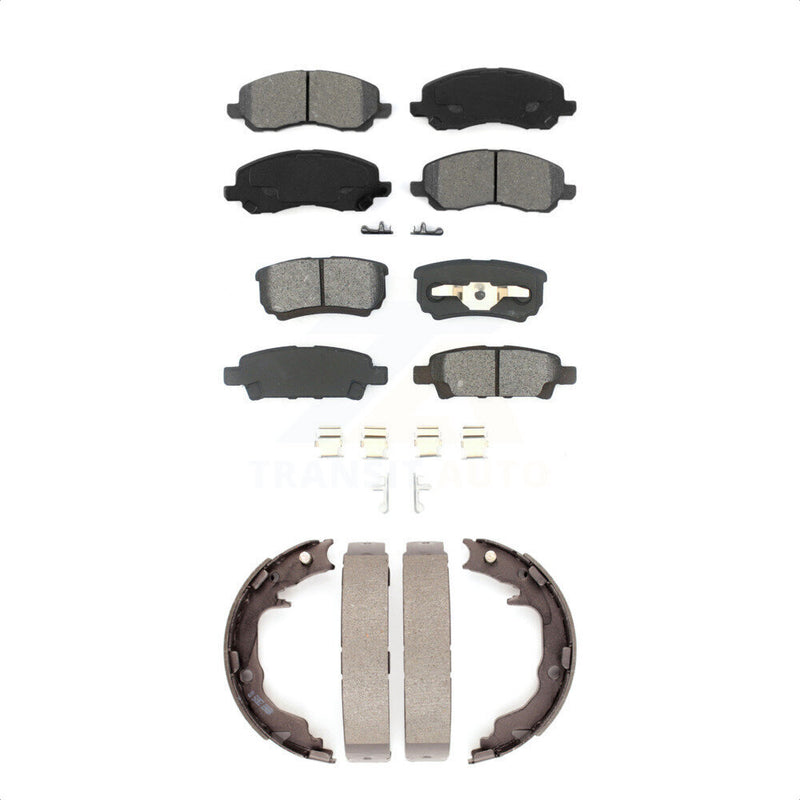 Transit Auto KSN-100681 Disc Brake Pad for 2007-2017 Jeep Compass, Jeep Patriot and More - Front and Rear