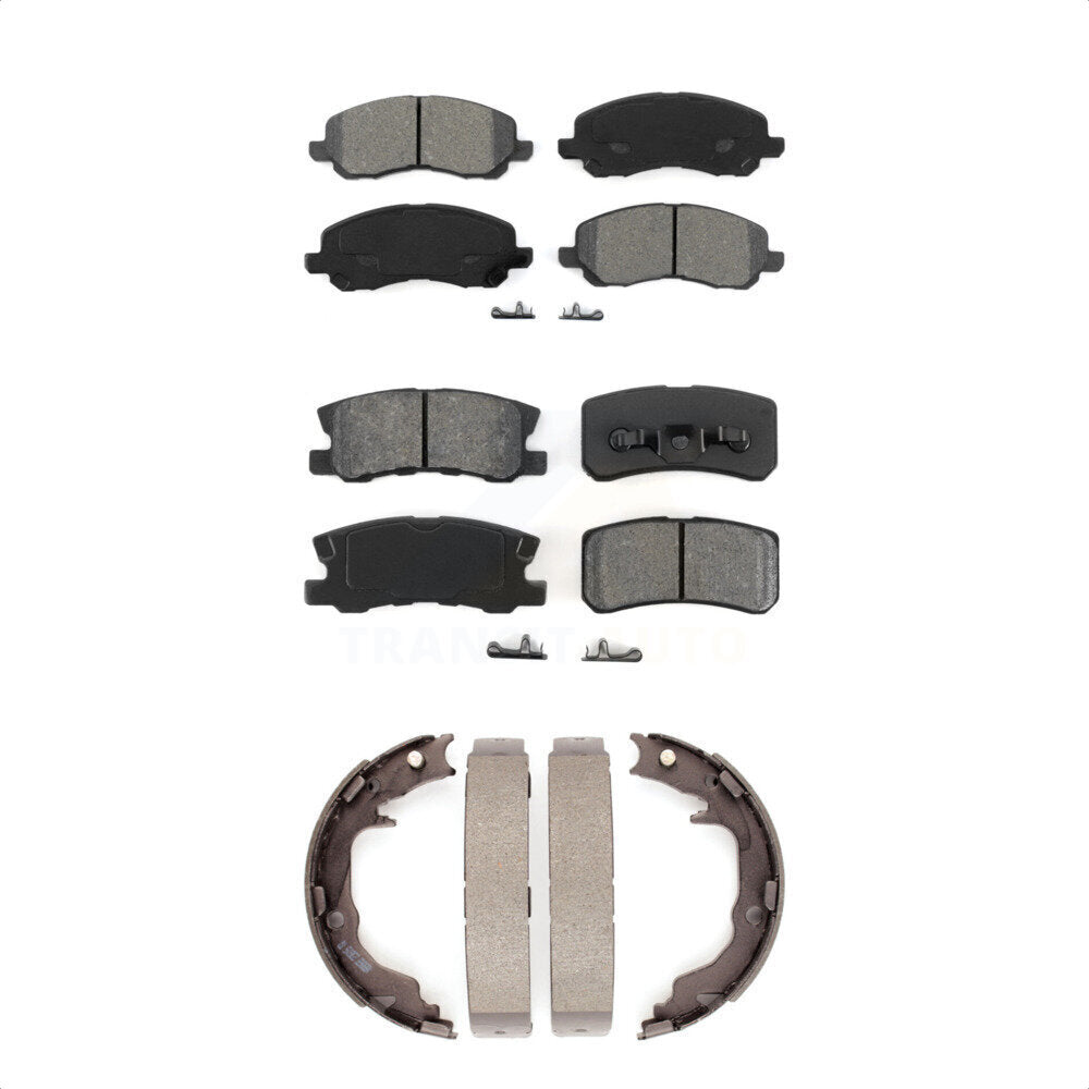 Transit Auto KSN-100682 Disc Brake Pad for 2007-2017 Jeep Compass, Jeep Patriot and More - Front and Rear