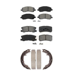 Transit Auto KSN-100682 Disc Brake Pad for 2007-2017 Jeep Compass, Jeep Patriot and More - Front and Rear