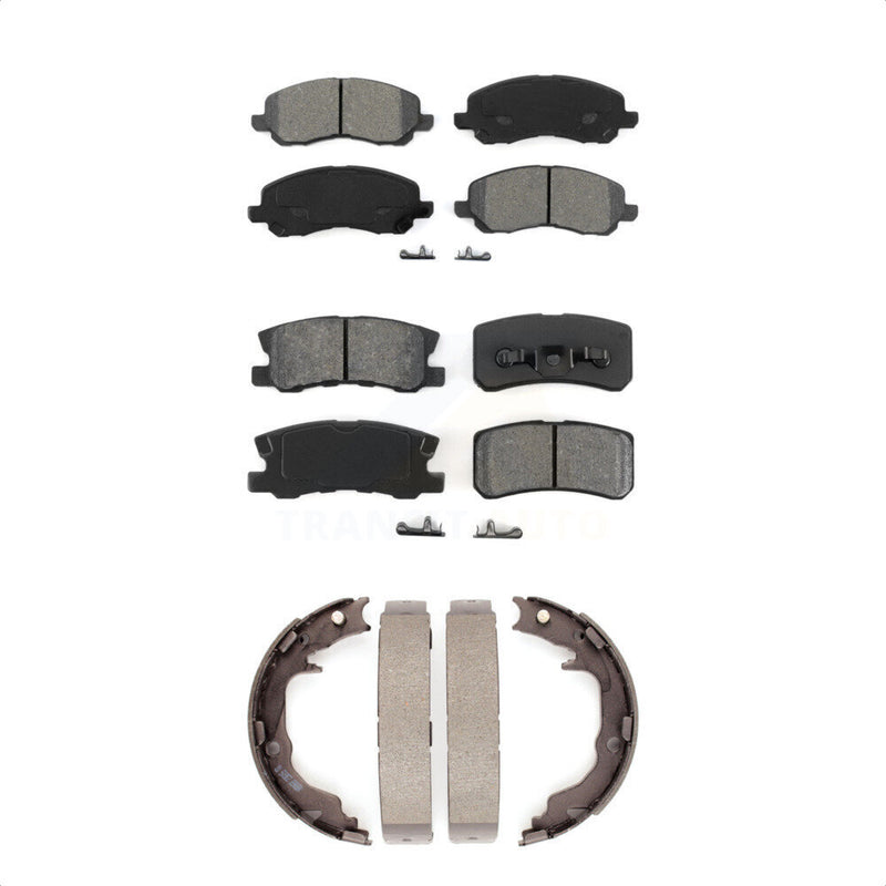 Transit Auto KSN-100682 Disc Brake Pad for 2007-2017 Jeep Compass, Jeep Patriot and More - Front and Rear