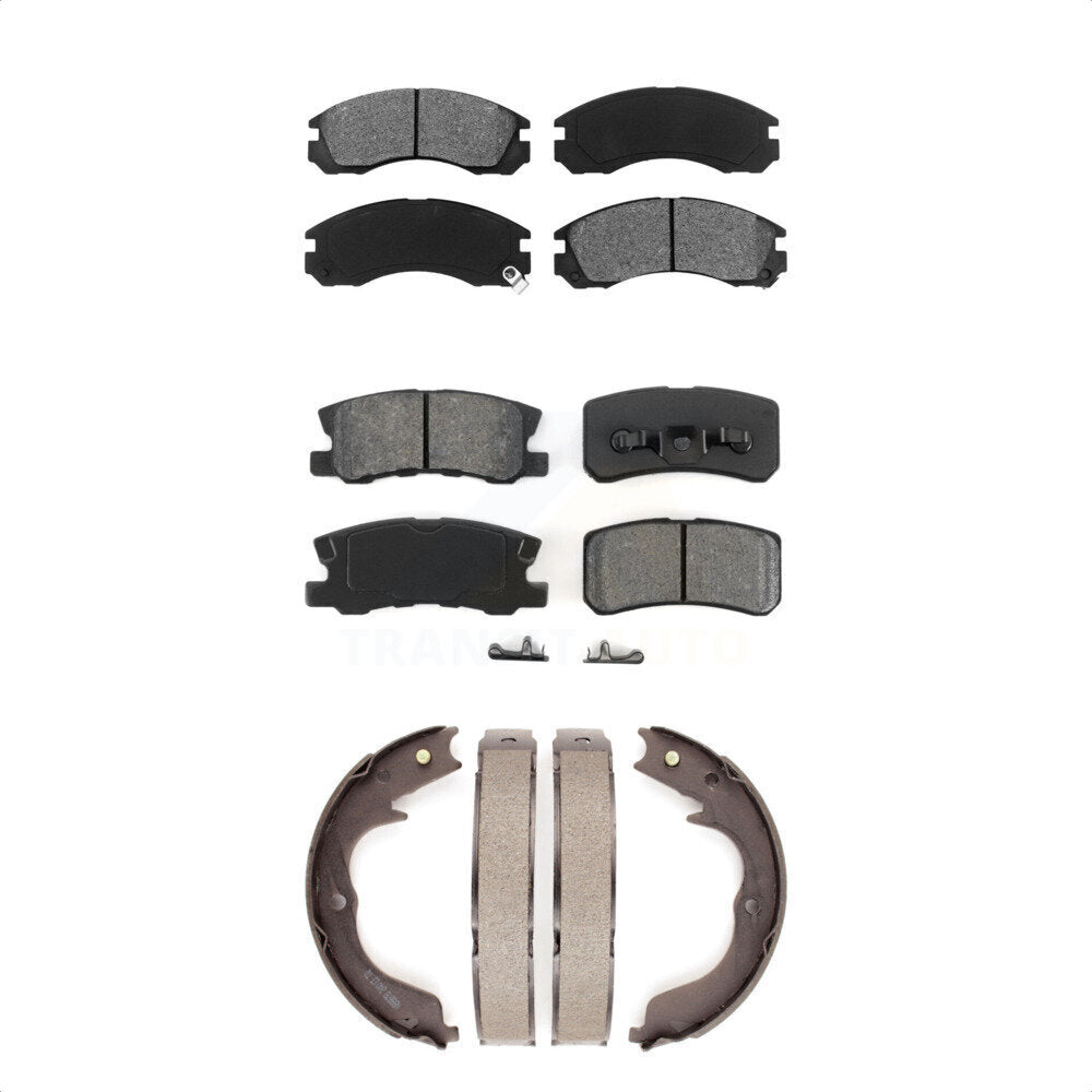 Transit Auto KSN-100683 Disc Brake Pad for 2009-2014 Mitsubishi Lancer - Front and Rear