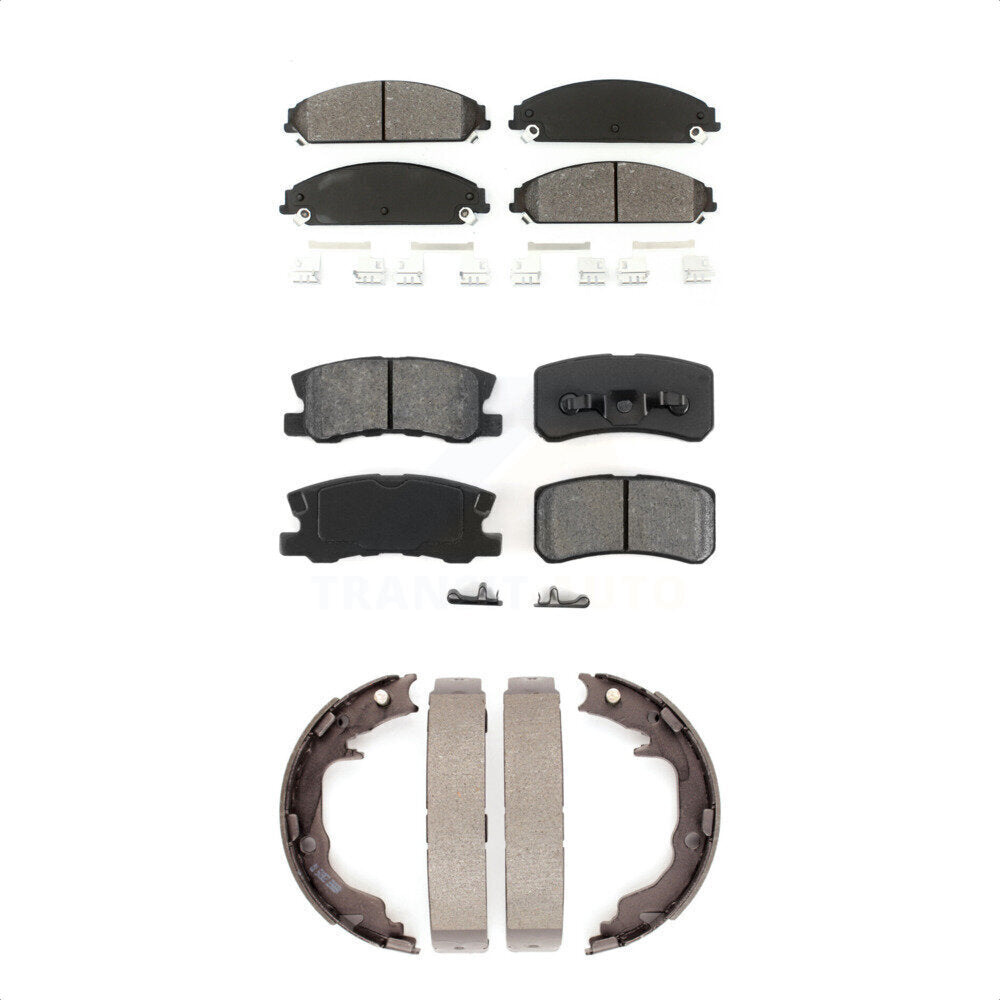 Transit Auto KSN-100685 Disc Brake Pad for 2008-2009 Dodge Caliber - Front and Rear