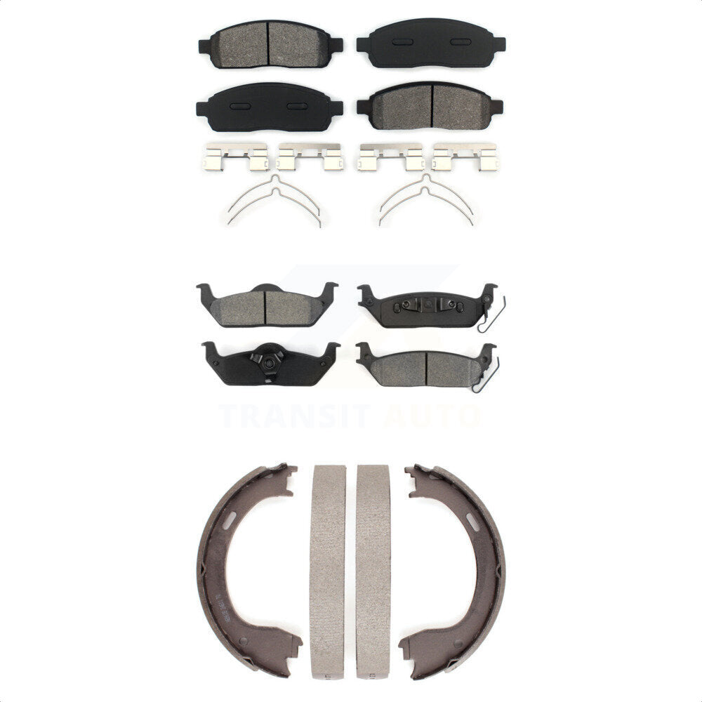 Transit Auto KSN-100687 Disc Brake Pad for 2009 Ford F-150 - Front and Rear