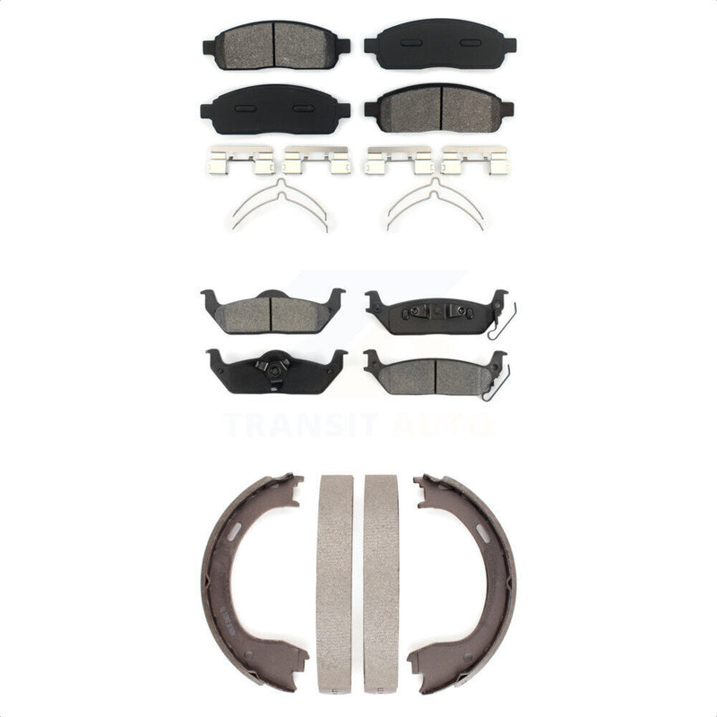 Transit Auto KSN-100687 Disc Brake Pad for 2009 Ford F-150 - Front and Rear