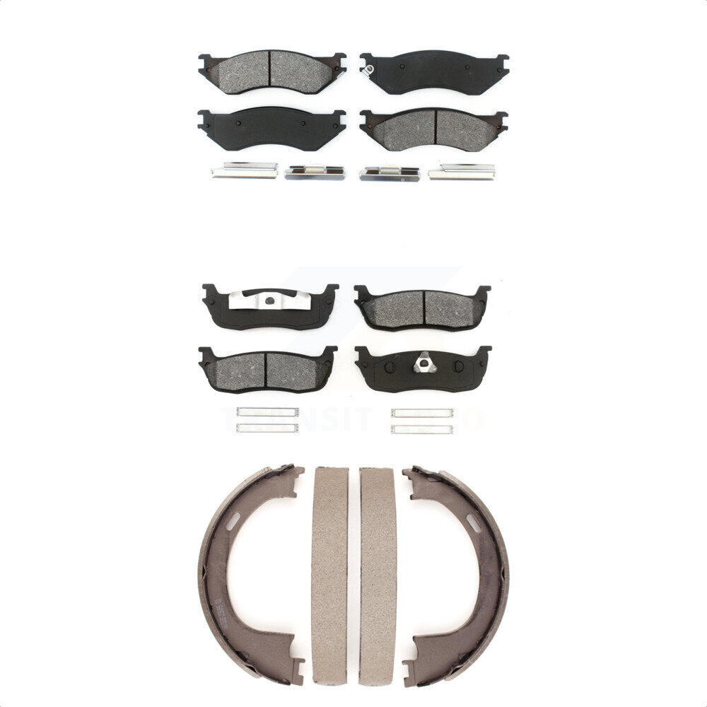 Transit Auto KSN-100688 Disc Brake Pad for 1997-2004 Ford F-150 Heritage, Ford Expedition and More - Front and Rear