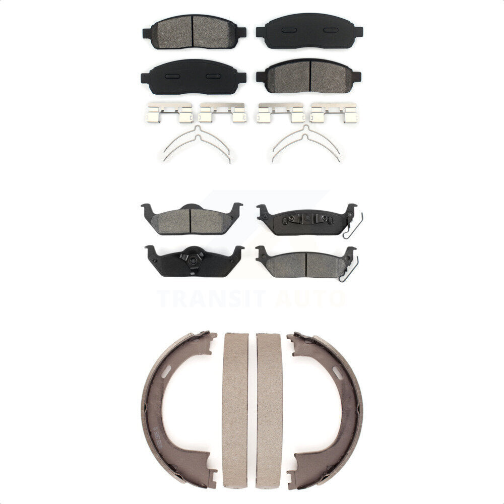 Transit Auto KSN-100689 Disc Brake Pad for 2004-2008 Lincoln Mark LT, Ford F-150 - Front and Rear