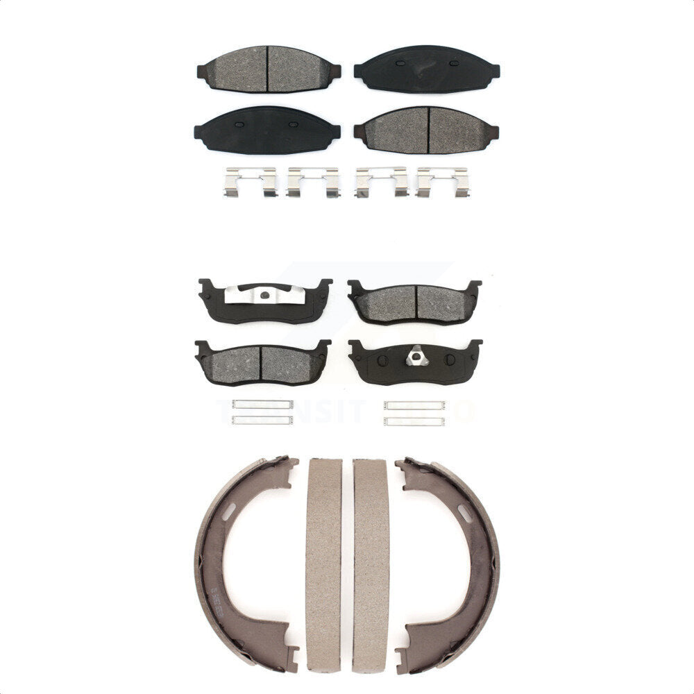Transit Auto KSN-100690 Disc Brake Pad for 2003-2010 Lincoln Town Car - Front and Rear