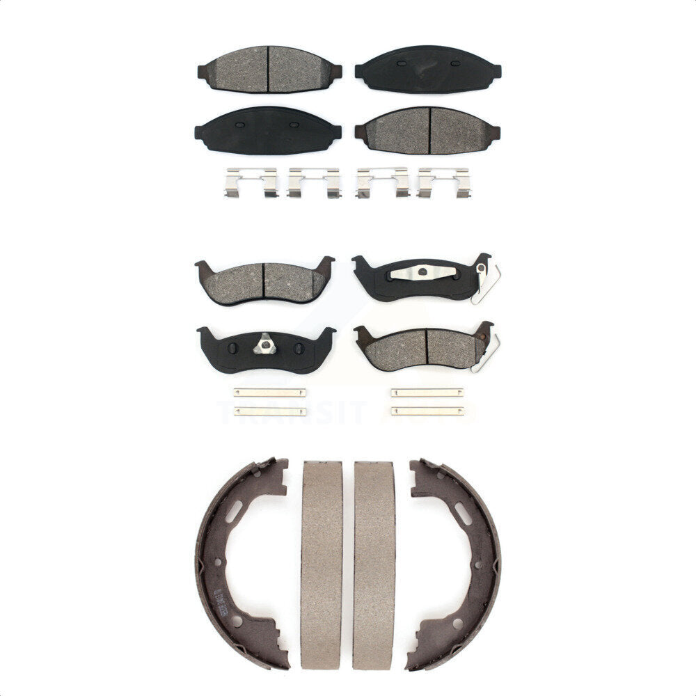 Transit Auto KSN-100691 Disc Brake Pad for 2003-2011 Ford Crown Victoria, Mercury Grand Marquis, Lincoln Town Car - Front and Rear