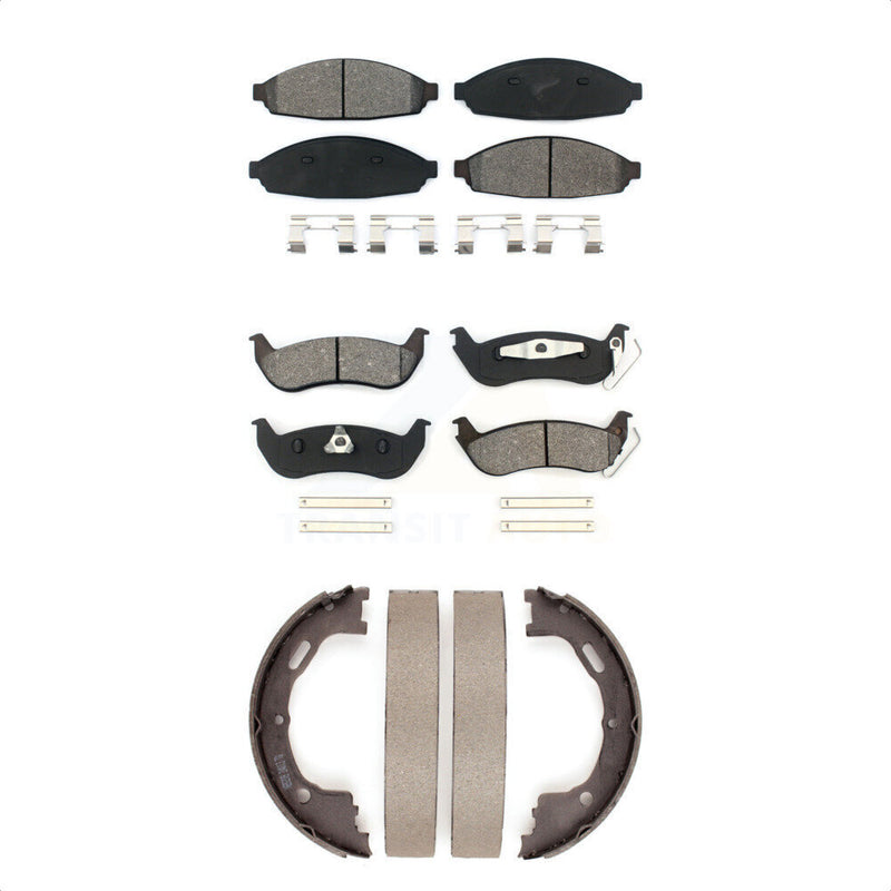 Transit Auto KSN-100691 Disc Brake Pad for 2003-2011 Ford Crown Victoria, Mercury Grand Marquis, Lincoln Town Car - Front and Rear