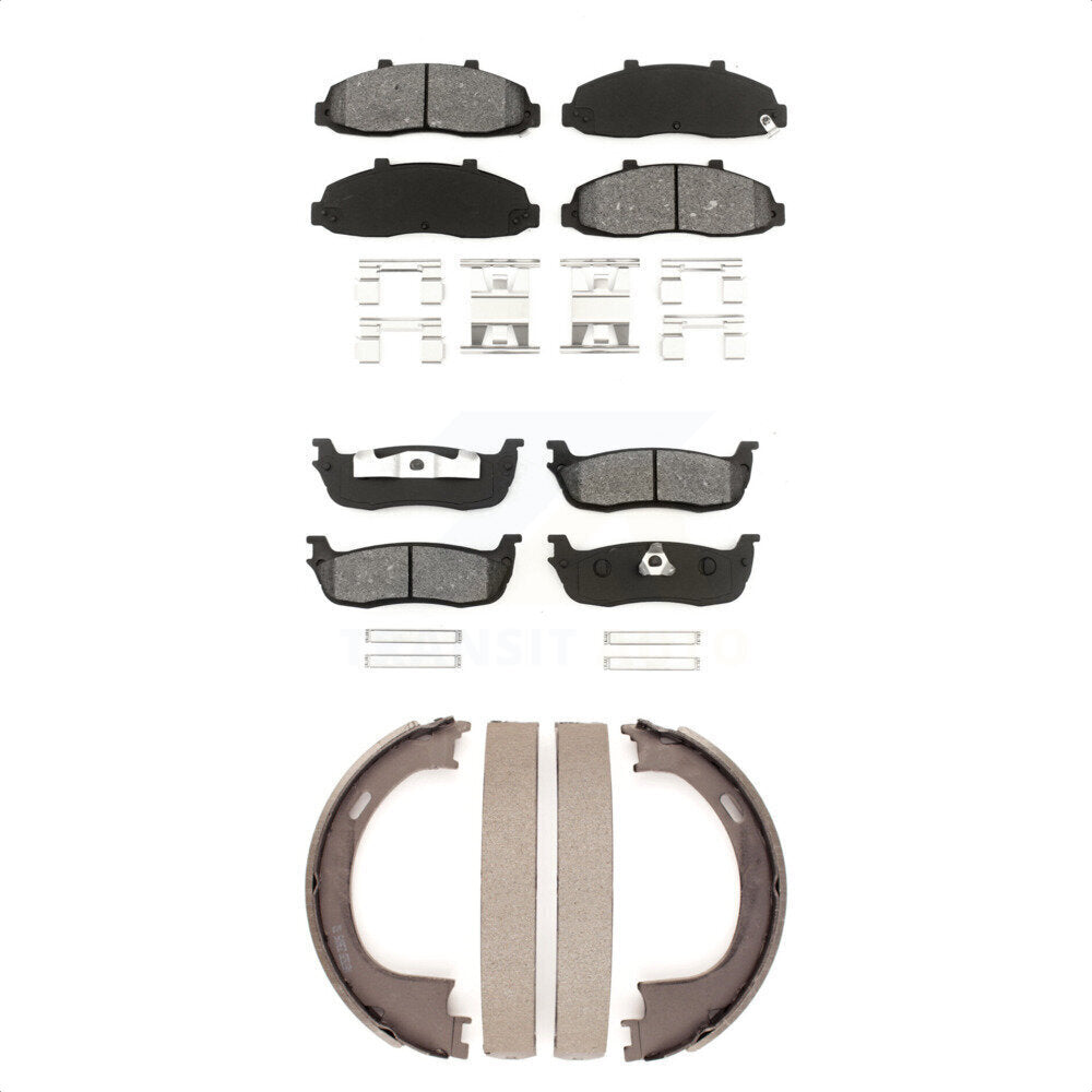 Transit Auto KSN-100693 Disc Brake Pad for 1997-2004 Ford F-150 Heritage, Lincoln Blackwood, Ford F-150 - Front and Rear
