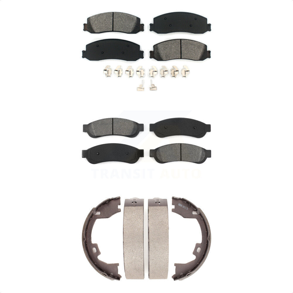 Transit Auto KSN-100696 Disc Brake Pad for 2010-2011 Ford F-350 Super Duty, Ford F-250 Super Duty - Front and Rear