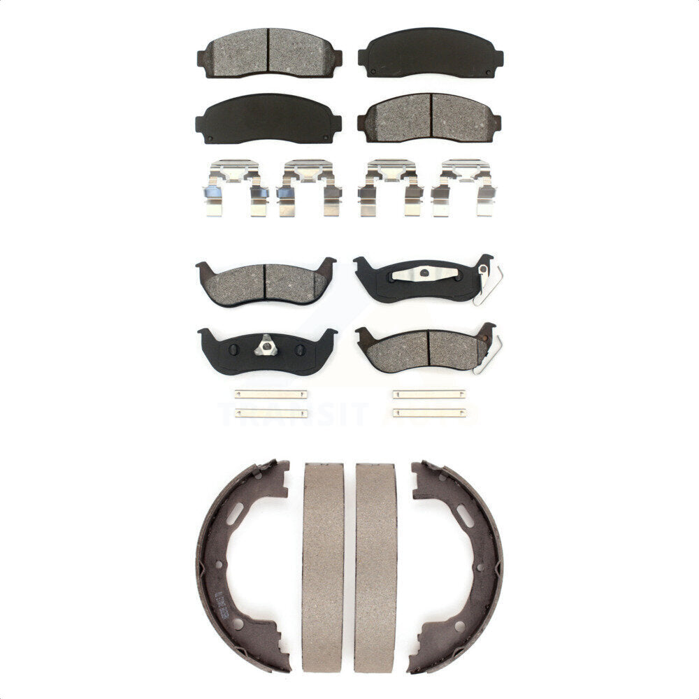 Transit Auto KSN-100701 Disc Brake Pad for 2010-2011 Ford Ranger, Mazda B2300 - Front and Rear
