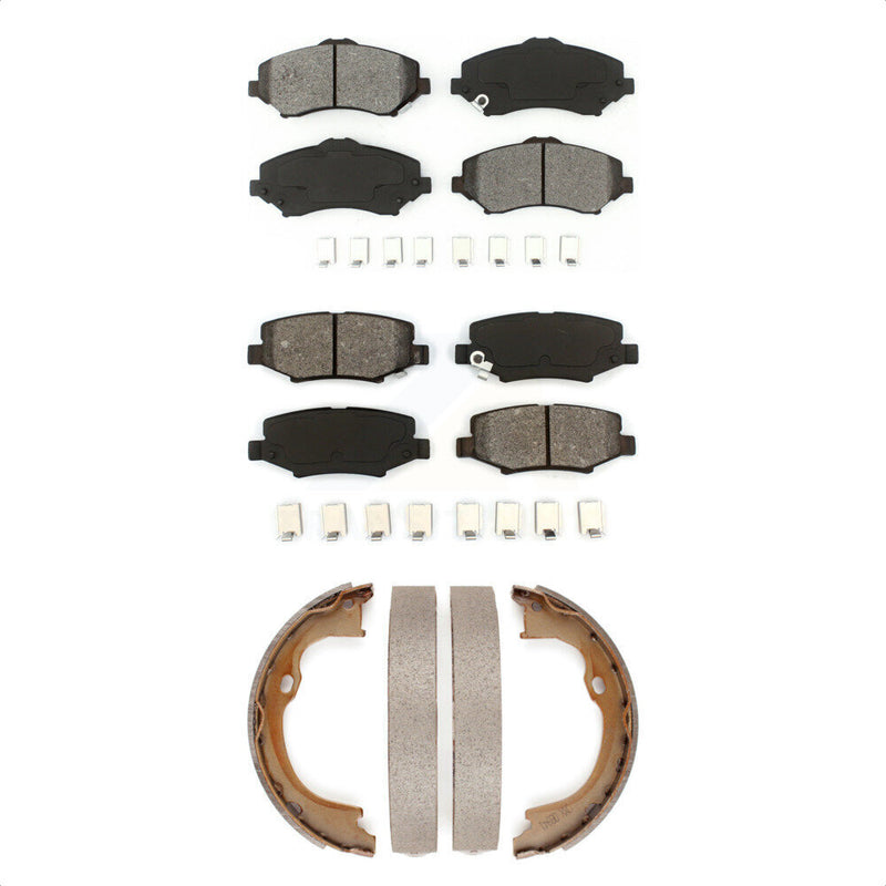 Transit Auto KSN-100702 Disc Brake Pad for 2007-2018 Jeep Wrangler JK, Jeep Liberty and More - Front and Rear