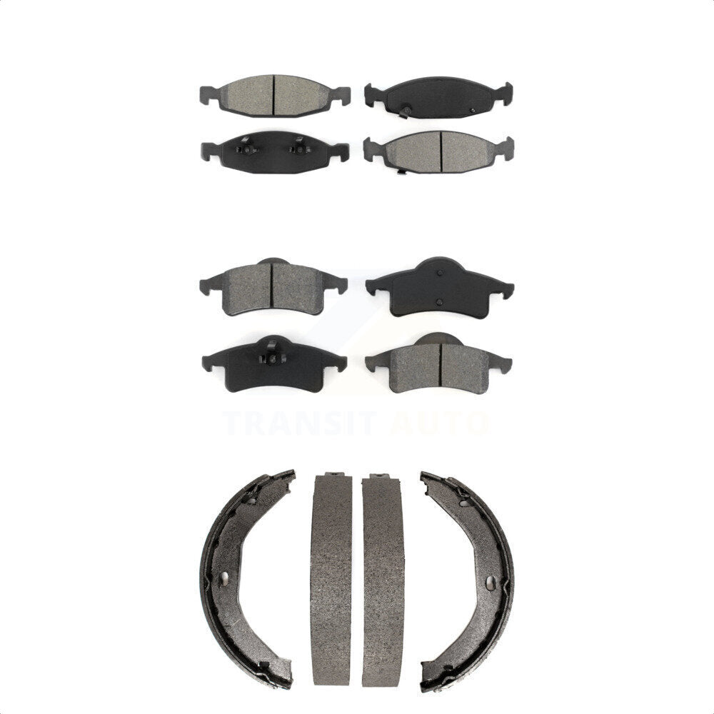 Transit Auto KSN-100705 Disc Brake Pad for 1999-2002 Jeep Grand Cherokee - Front and Rear