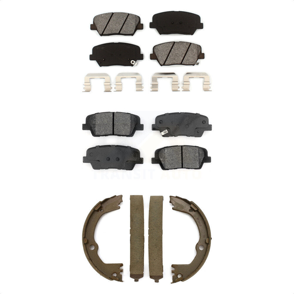 Transit Auto KSN-100708 Disc Brake Pad for 2014-2015 Kia Sorento - Front and Rear