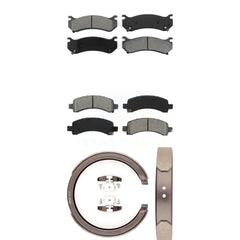 Transit Auto KSN-100710 Disc Brake Pad for 2002-2008 Cadillac Escalade, Chevrolet Avalanche 1500 and More - Front and Rear