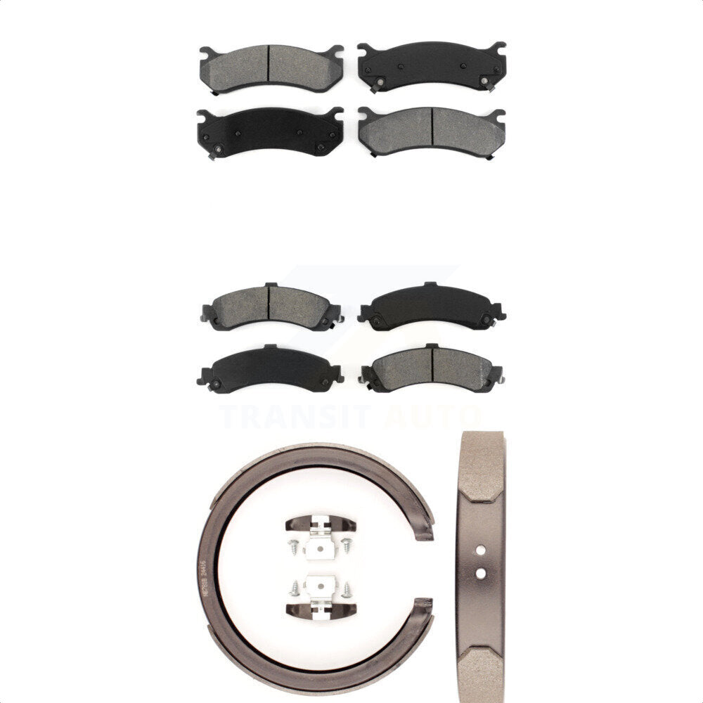 Transit Auto KSN-100711 Disc Brake Pad for 2000-2006 Chevrolet Silverado 1500, GMC Sierra 1500 and More - Front and Rear