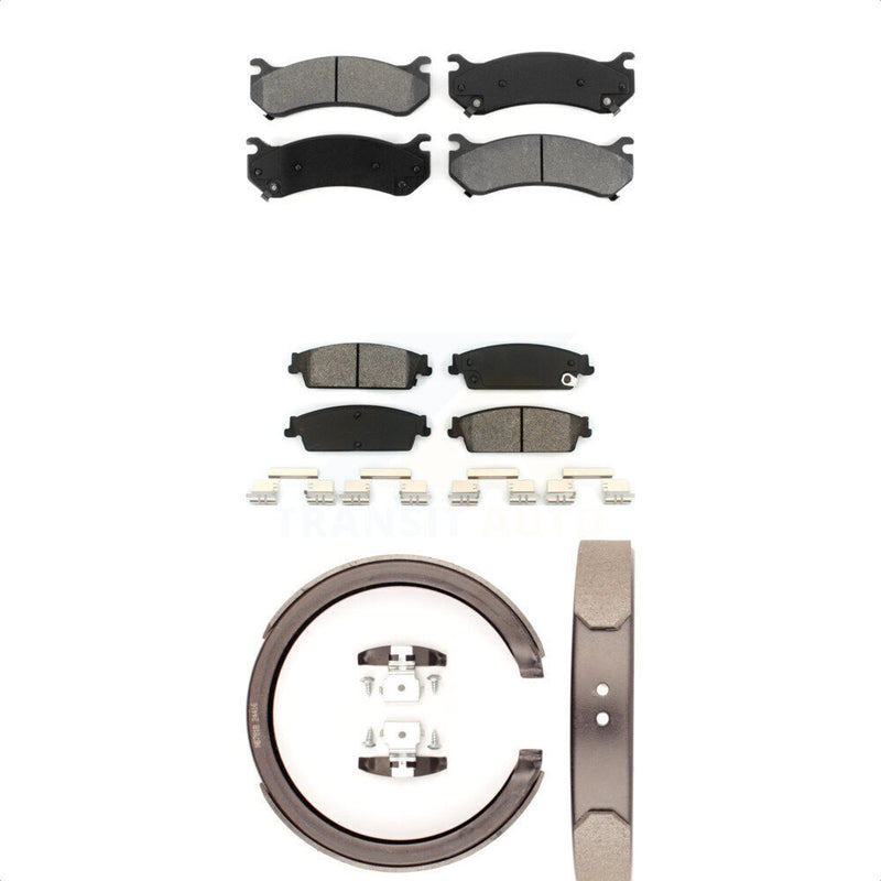 Transit Auto KSN-100713 Disc Brake Pad for 2007 Chevrolet Silverado 1500 - Front and Rear