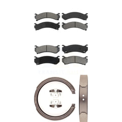 Transit Auto KSN-100714 Disc Brake Pad for 2001-2006 Chevrolet Silverado 1500 HD, GMC Sierra 1500 HD and More - Front and Rear