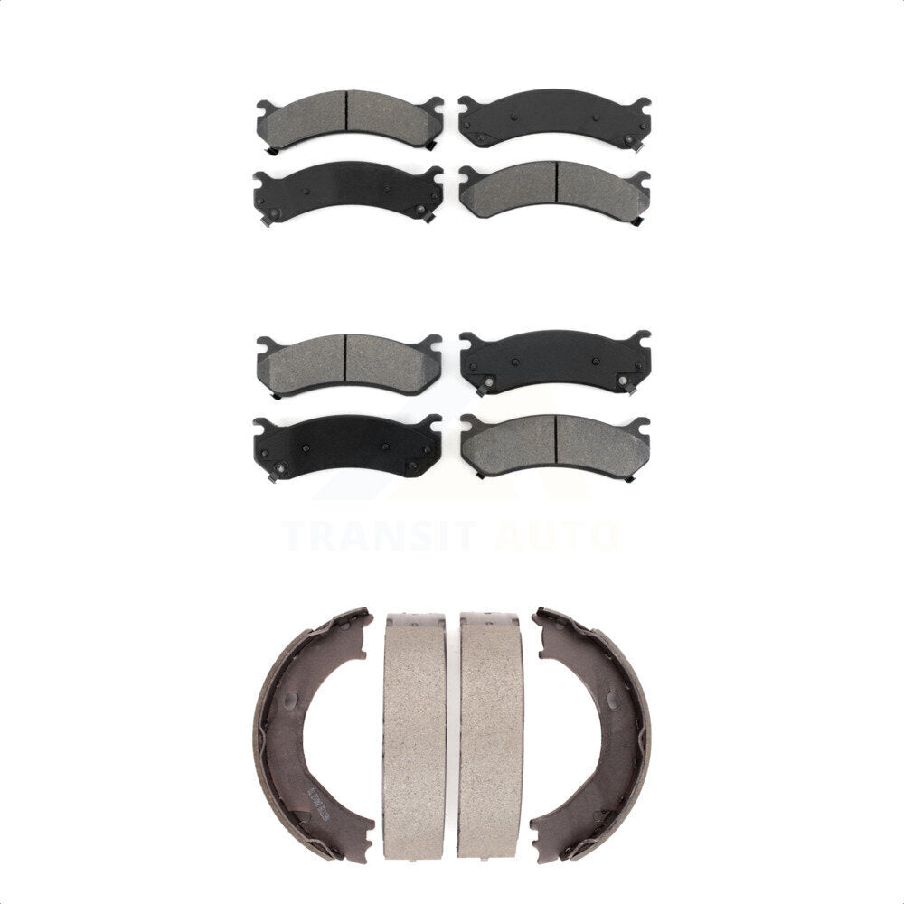 Transit Auto KSN-100715 Disc Brake Pad for 1999-2010 GMC Sierra 3500 HD, Chevrolet Silverado 1500 HD Classic and More - Front and Rear