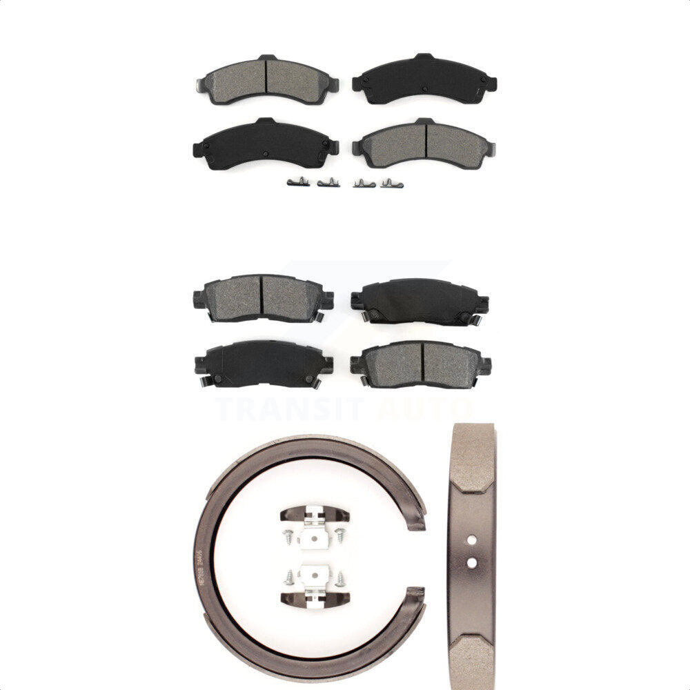 Transit Auto KSN-100716 Disc Brake Pad for 2002-2006 Isuzu Ascender, Saab 9-7x and More - Front and Rear