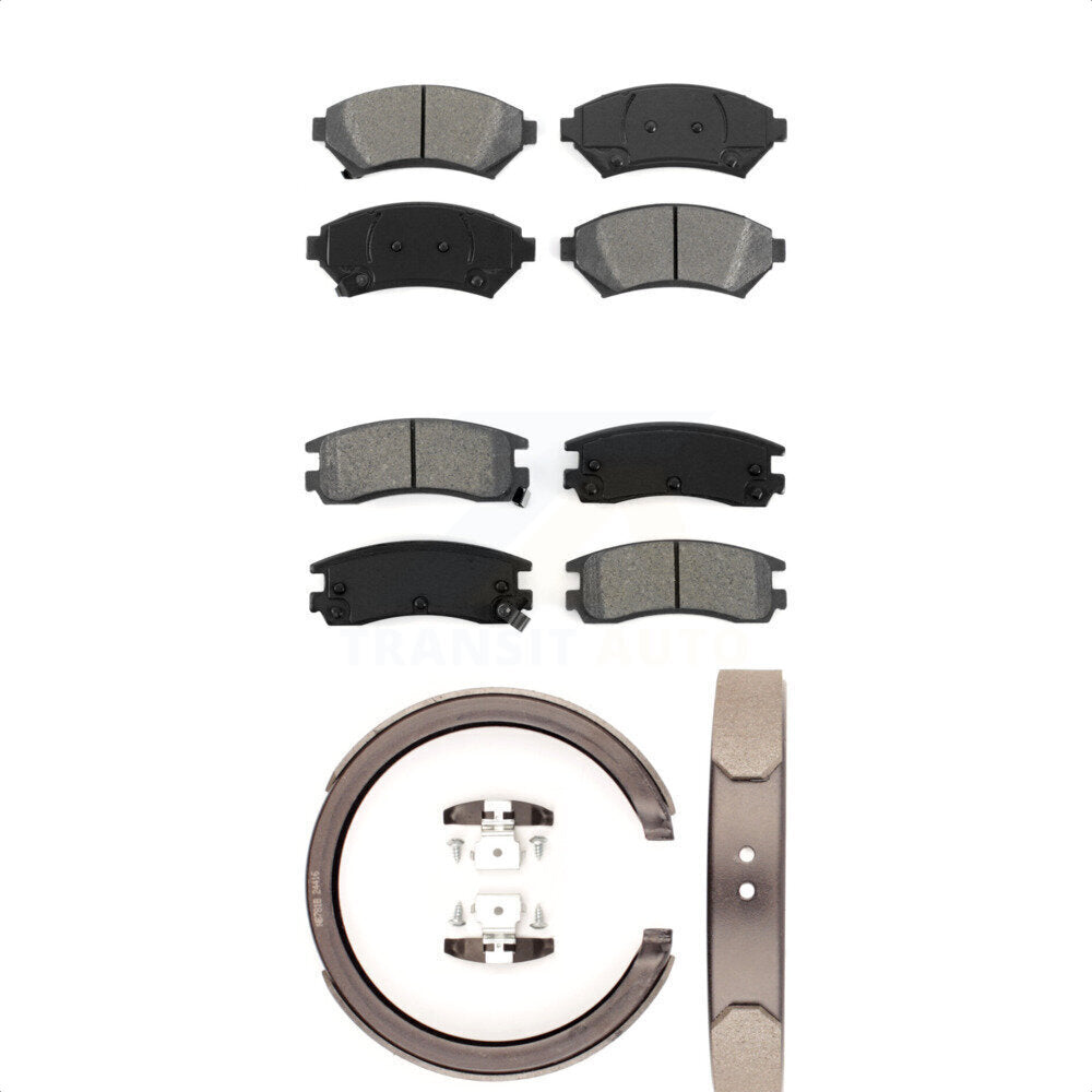 Transit Auto KSN-100718 Disc Brake Pad for 2000-2005 Cadillac DeVille - Front and Rear