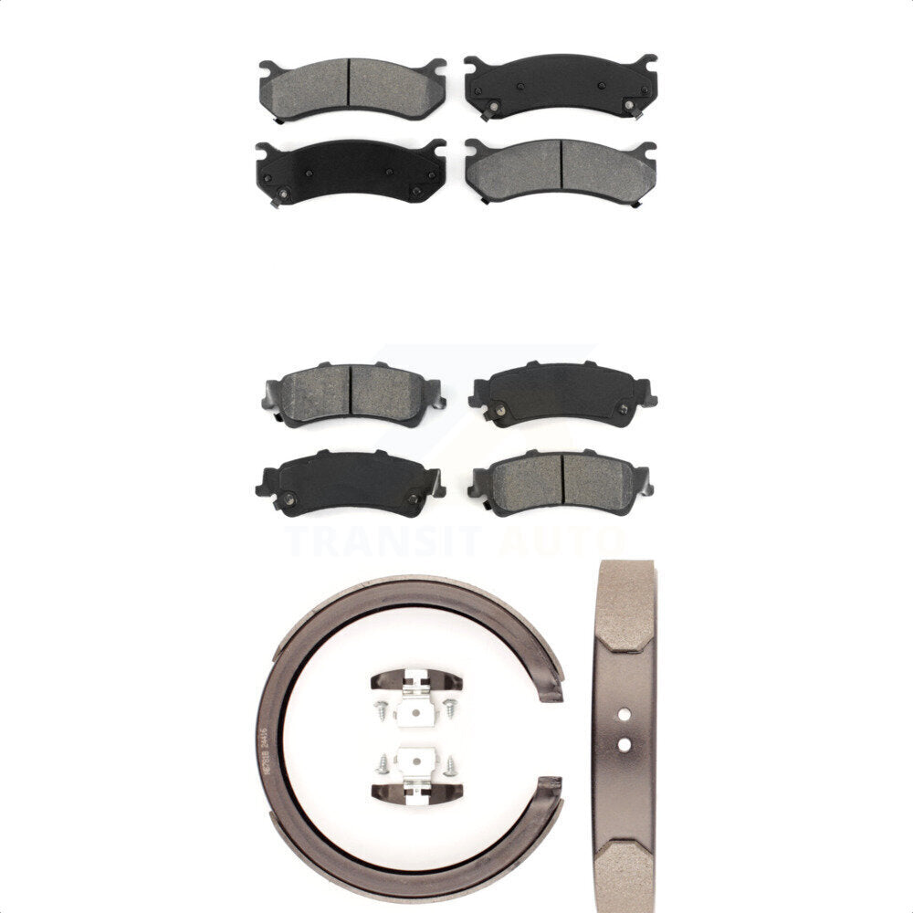 Transit Auto KSN-100720 Disc Brake Pad for 1999-2007 Chevrolet Silverado 1500 Classic, GMC Sierra 1500 Classic and More - Front and Rear