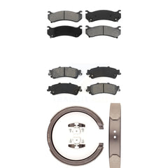 Transit Auto KSN-100720 Disc Brake Pad for 1999-2007 Chevrolet Silverado 1500 Classic, GMC Sierra 1500 Classic and More - Front and Rear