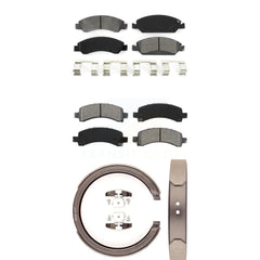 Transit Auto KSN-100721 Disc Brake Pad for 2009-2014 Chevrolet Express 1500, GMC Savana 1500 - Front and Rear