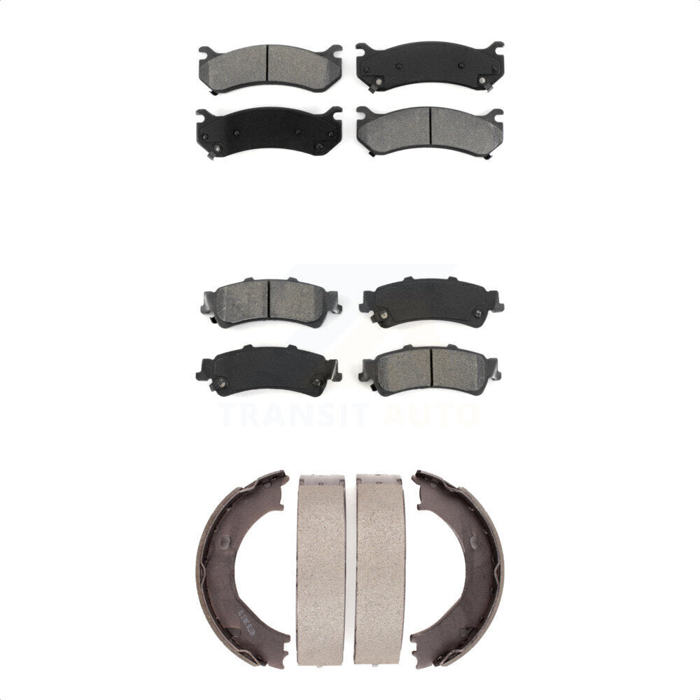 Transit Auto KSN-100729 Disc Brake Pad for 2006 Chevrolet Silverado 1500, GMC Sierra 1500 - Front and Rear