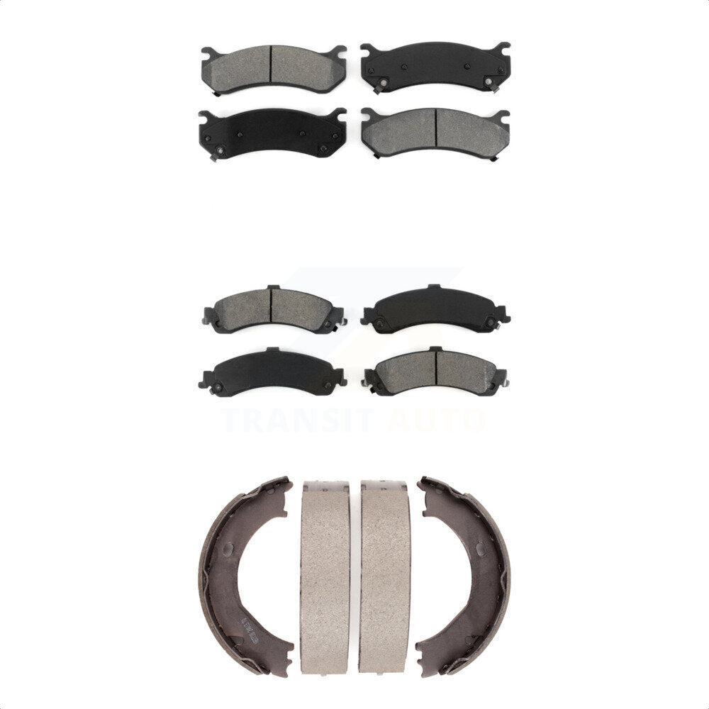 Transit Auto KSN-100730 Disc Brake Pad for 2006 Chevrolet Silverado 1500, GMC Sierra 1500 - Front and Rear
