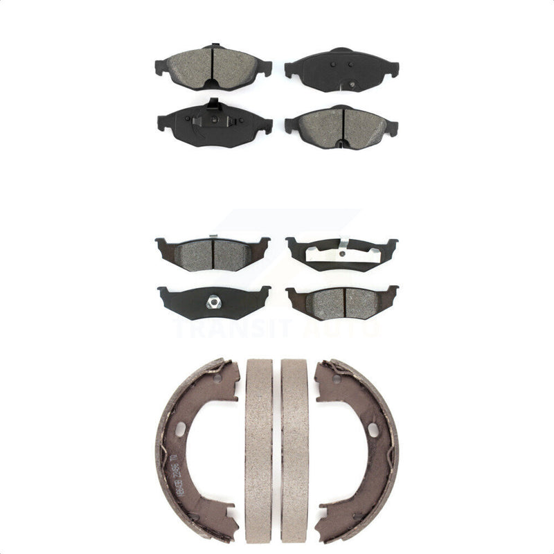 Transit Auto KSN-100733 Disc Brake Pad for 2001-2006 Chrysler Sebring, Dodge Stratus - Front and Rear