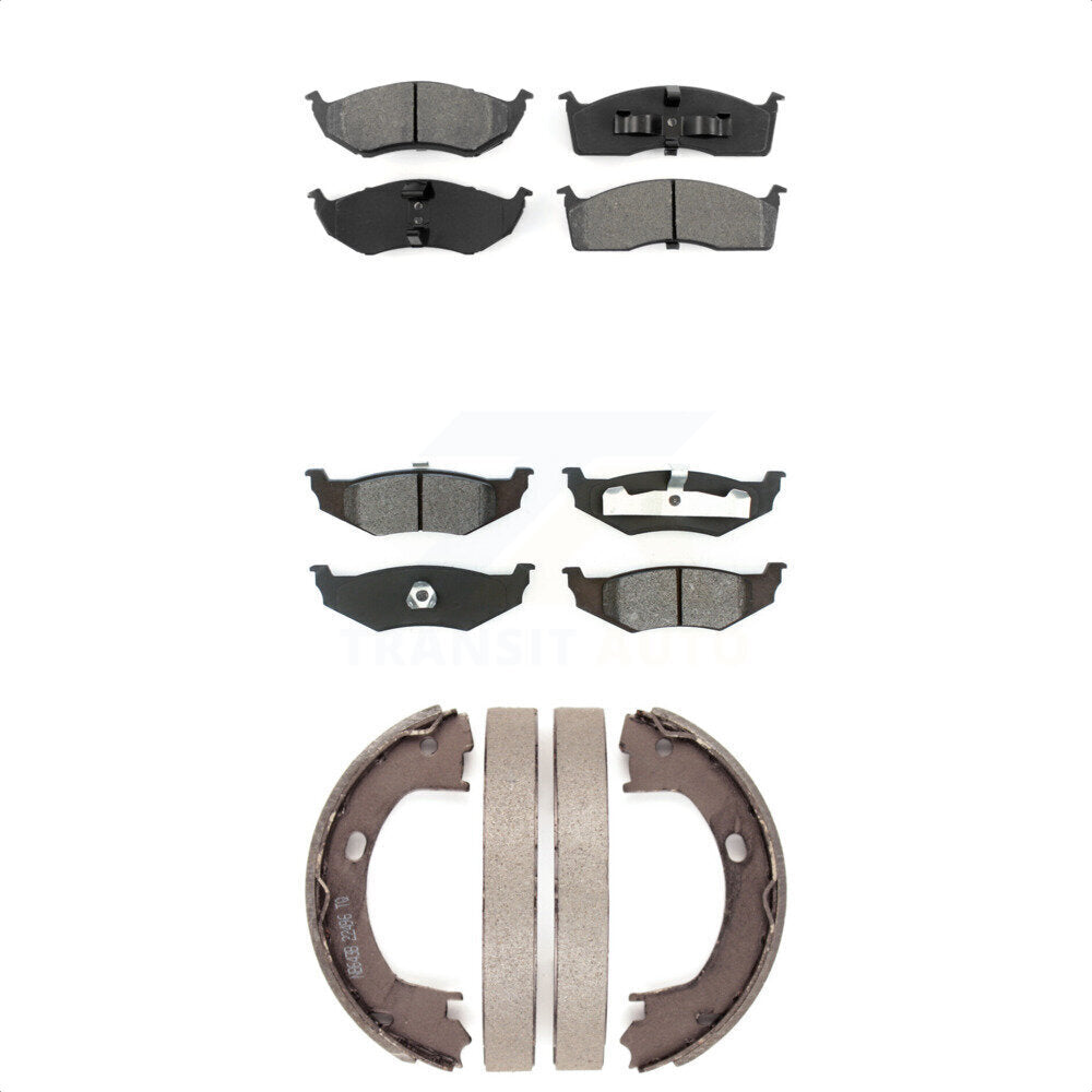 Transit Auto KSN-100734 Disc Brake Pad for 1995-2004 Dodge Intrepid, Chrysler 300M and More - Front and Rear