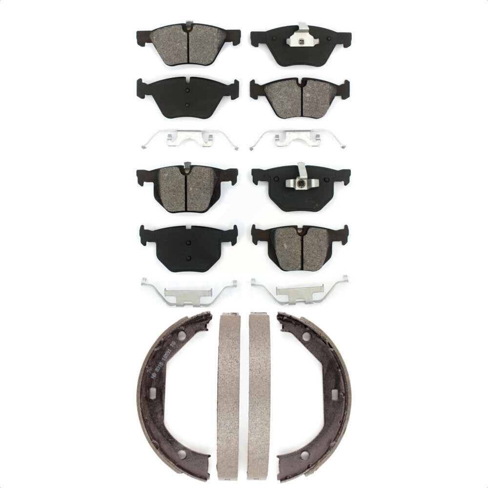 Transit Auto KSN-100743 Disc Brake Pad for 2006-2007 BMW 335xi, BMW 330i, BMW 330xi - Front and Rear