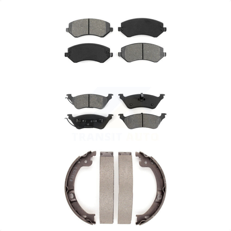 Transit Auto KSN-100745 Disc Brake Pad for 2001 Chrysler Voyager - Front and Rear